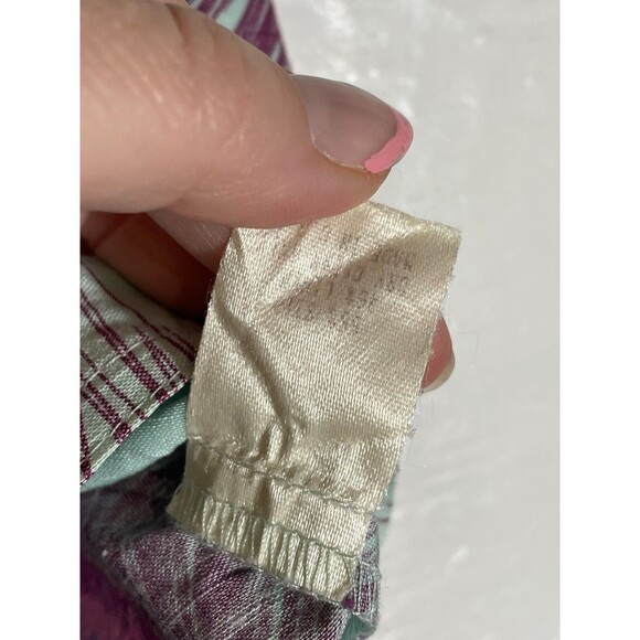 Vintage Nanette Lepore Ultra Mini Low Rise Skirt Peacock Feathers Boho 00s Y2K - Picture 12 of 14